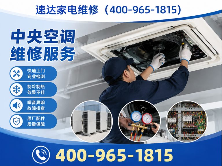 汉中中央空调维修展示图